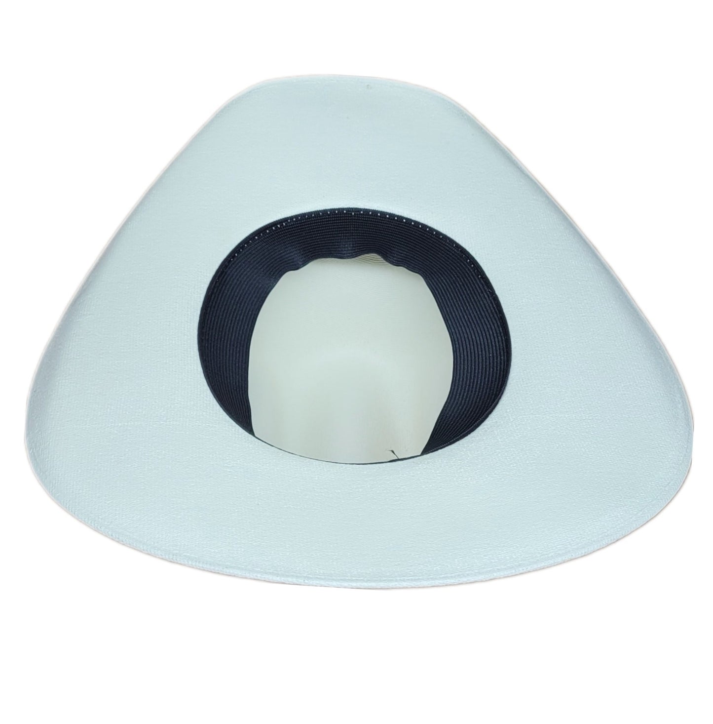 Western White Child Cowboy Hat adjustable size 6 3/8 for Kids w/short brim (from 1-2 years old around)