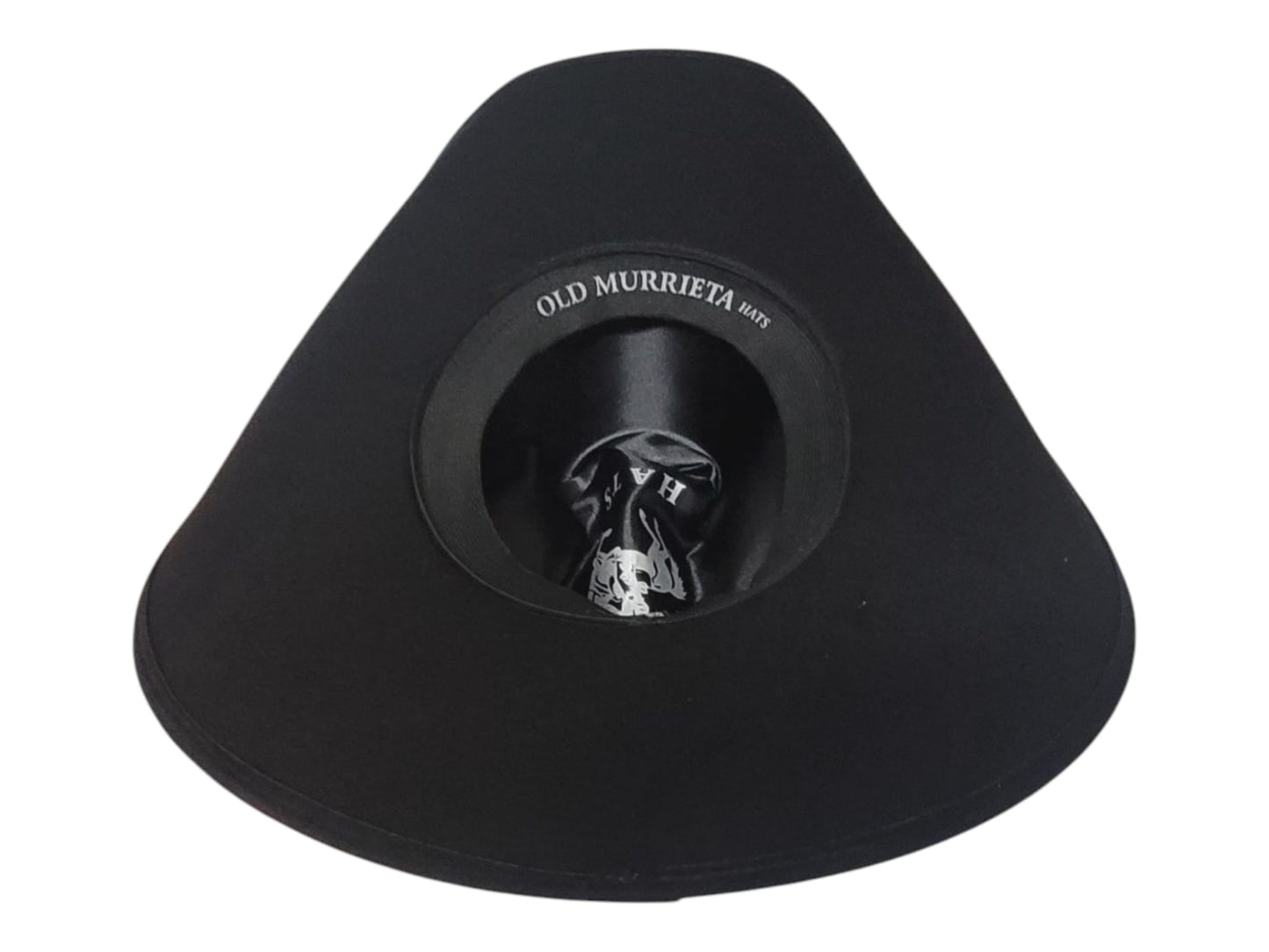 Black Western cowboy hat, vaquero, old Murrieta style luxury sombrero