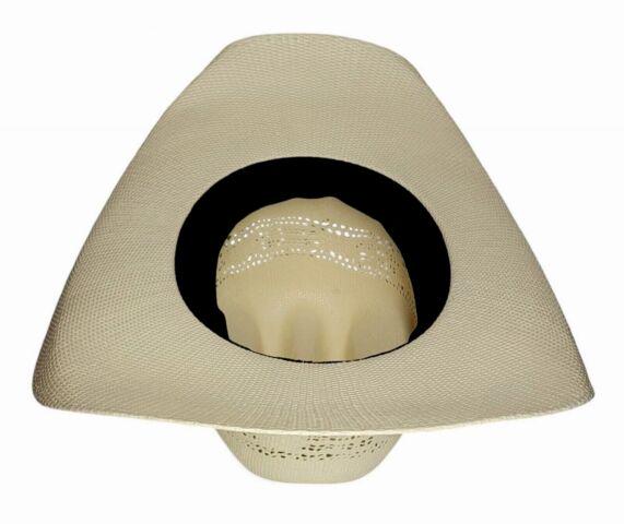 Bangora cowboy hat old Murrieta style white straw cowboy