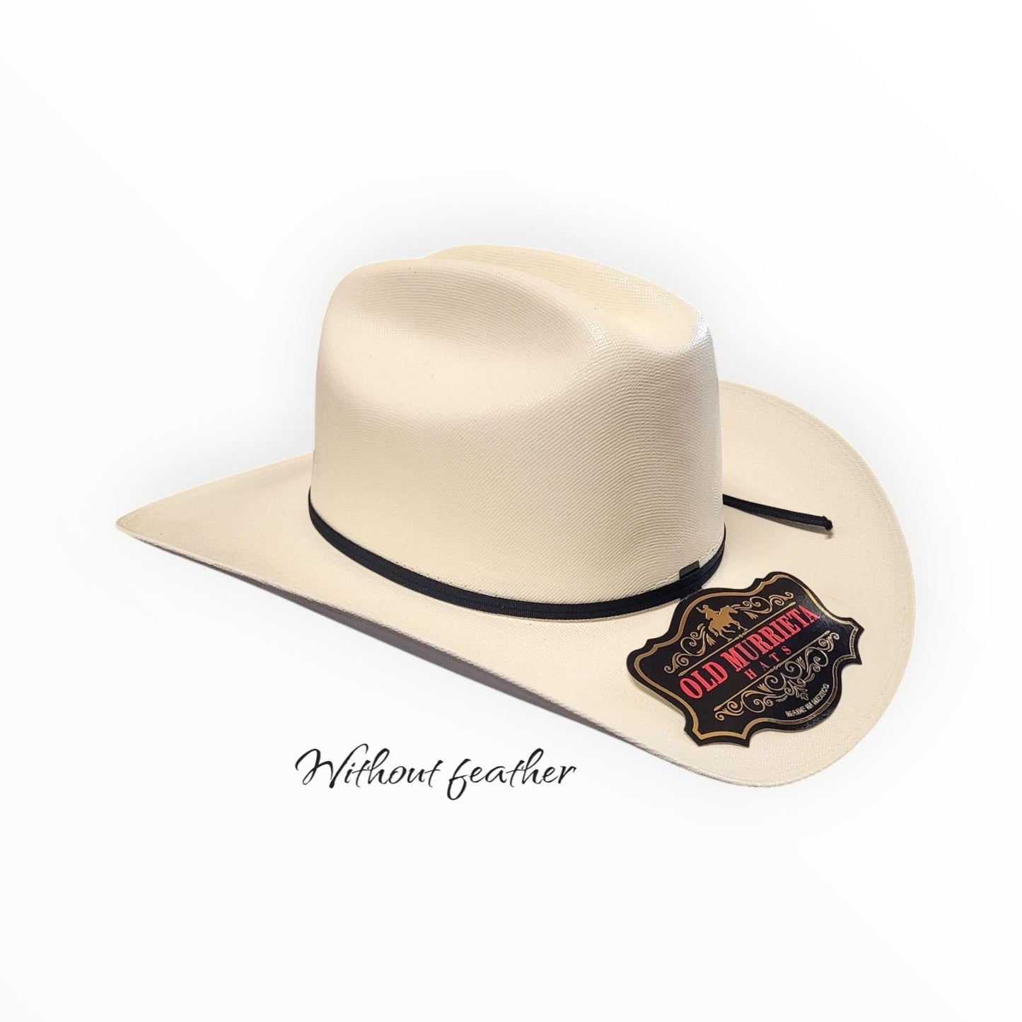 White Sinaloa style cowboy hat straw cowboy hat