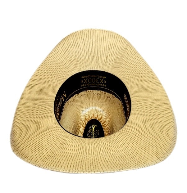 Highest quality brown straw cowboy hat vaquero rodeo made in Mexico