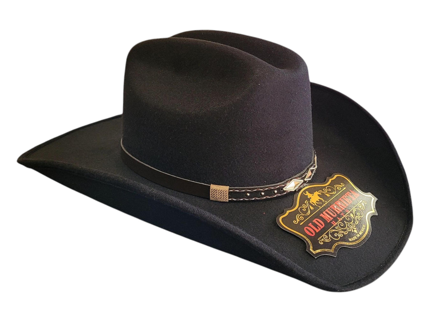 Black Cowboy Hat, Western The Old Murieta Luxury Style, Vaquero De Lujo