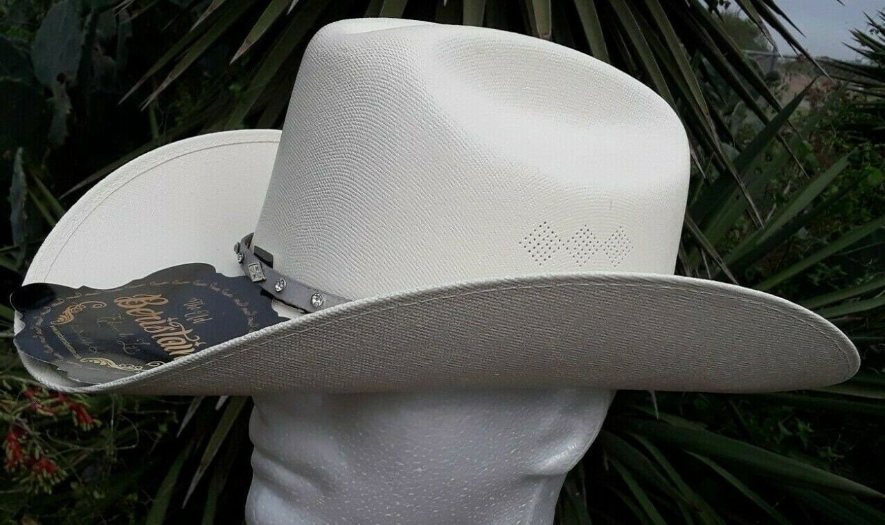 Men's cowboy hat Texana last (last) Duranguense color white
