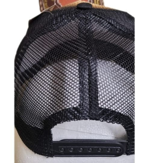 Genuine leather patch cap charro embroidery artisanal hat trucker cachucha Monterrey Mexican soccer team.