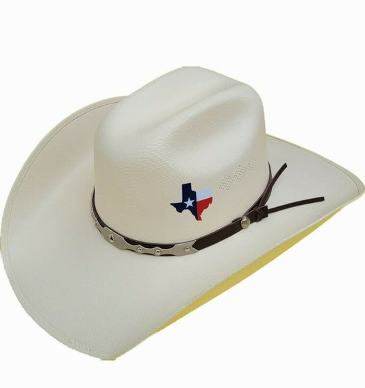 Western cowboy hat, texas state logo style cowboy luxury hat.