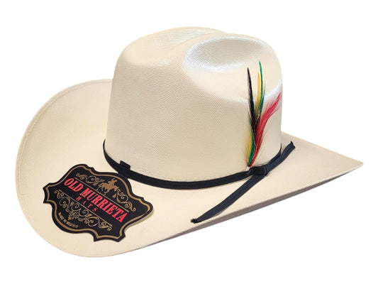 White Sinaloa style cowboy hat straw cowboy hat