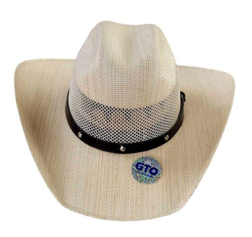 cowboy hat the old Murrieta-style beige straw cowboy medium & Large adjustable sizes