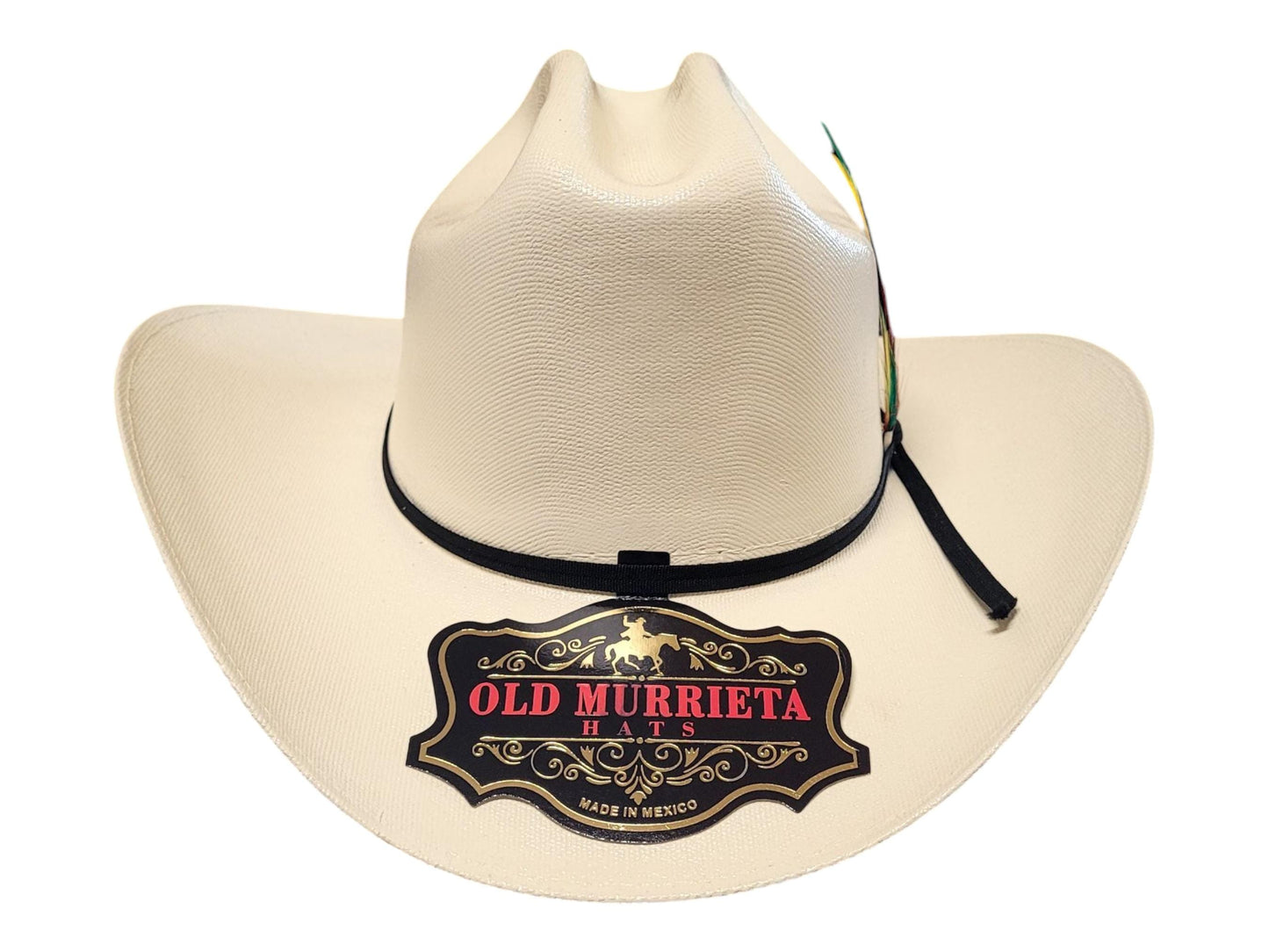 White Sinaloa style cowboy hat straw cowboy hat