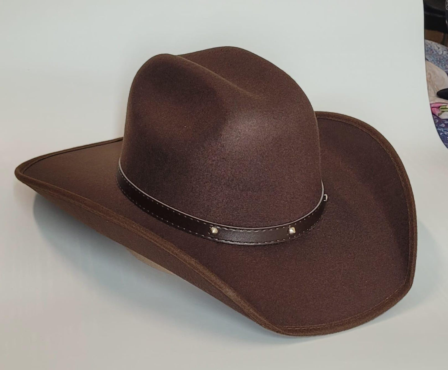 Brown wester cowboy hat, the old Murrieta luxury style, luxury cowboy