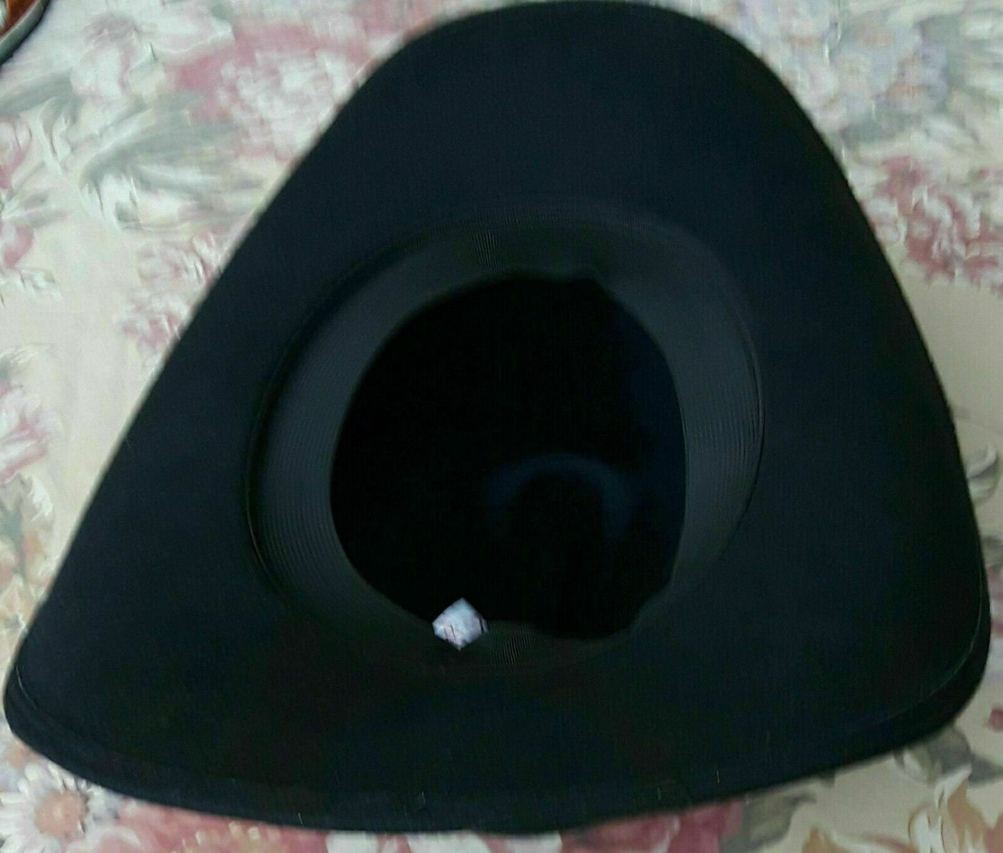 Western cowboy hat the old Murrieta style vaquero w/metal Mexican flag logo